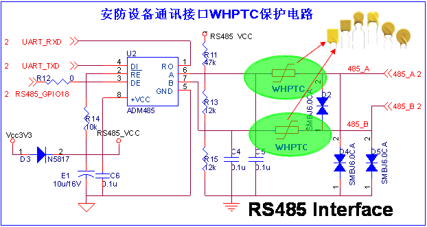 wh ptc在安防設備通訊接口的應用